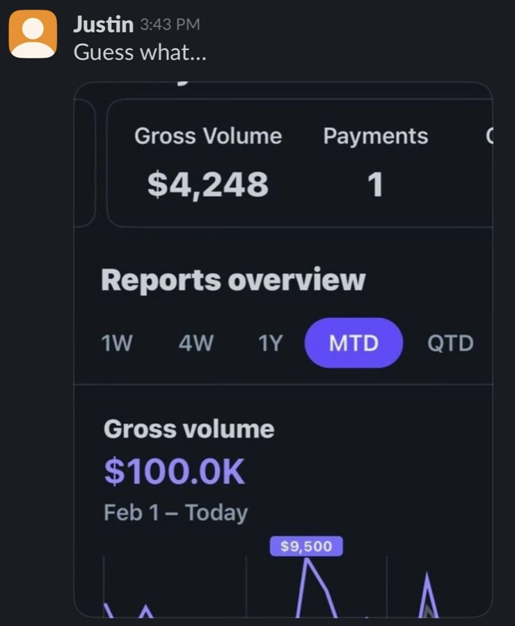 Client message screenshot 1
